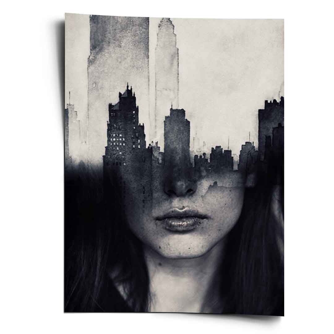 DOTCOMCANVAS® Mind game Poster – Vorderansicht