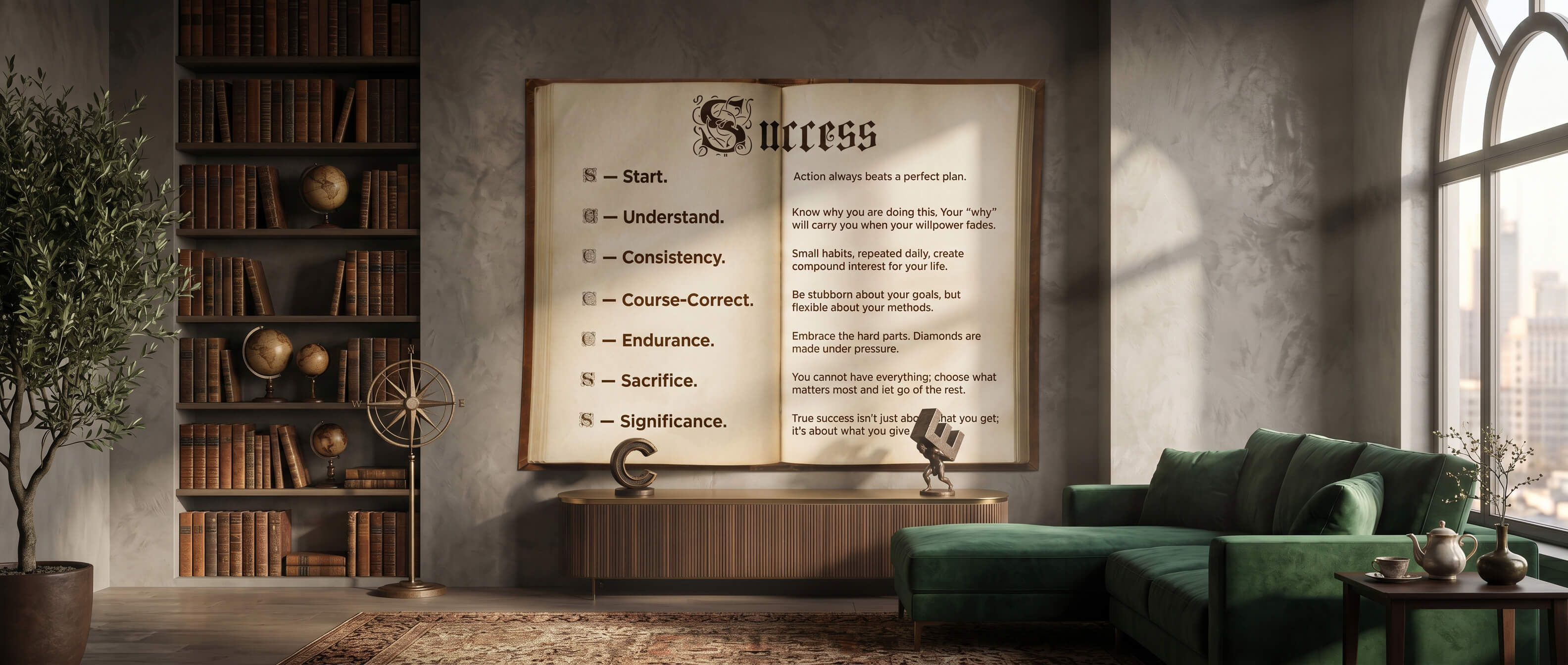 Success book Poster Banner