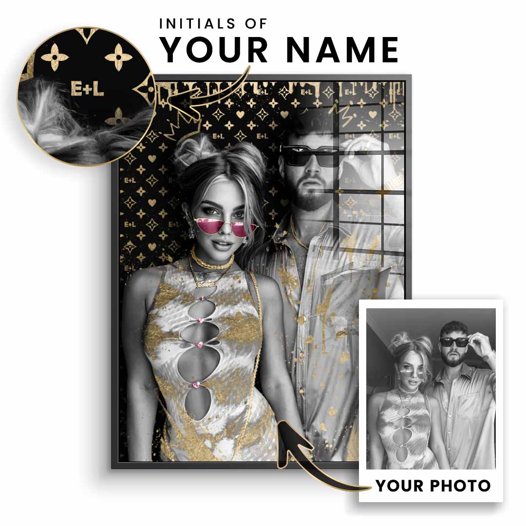 Unikat - Couple Editable Art - Acrylglas