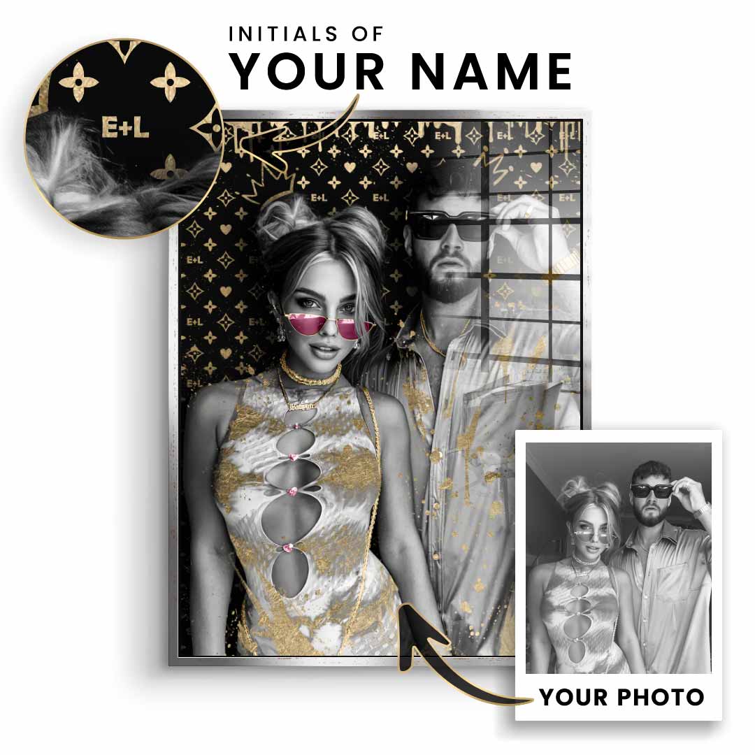 Unikat - Couple Editable Art - Acrylglas