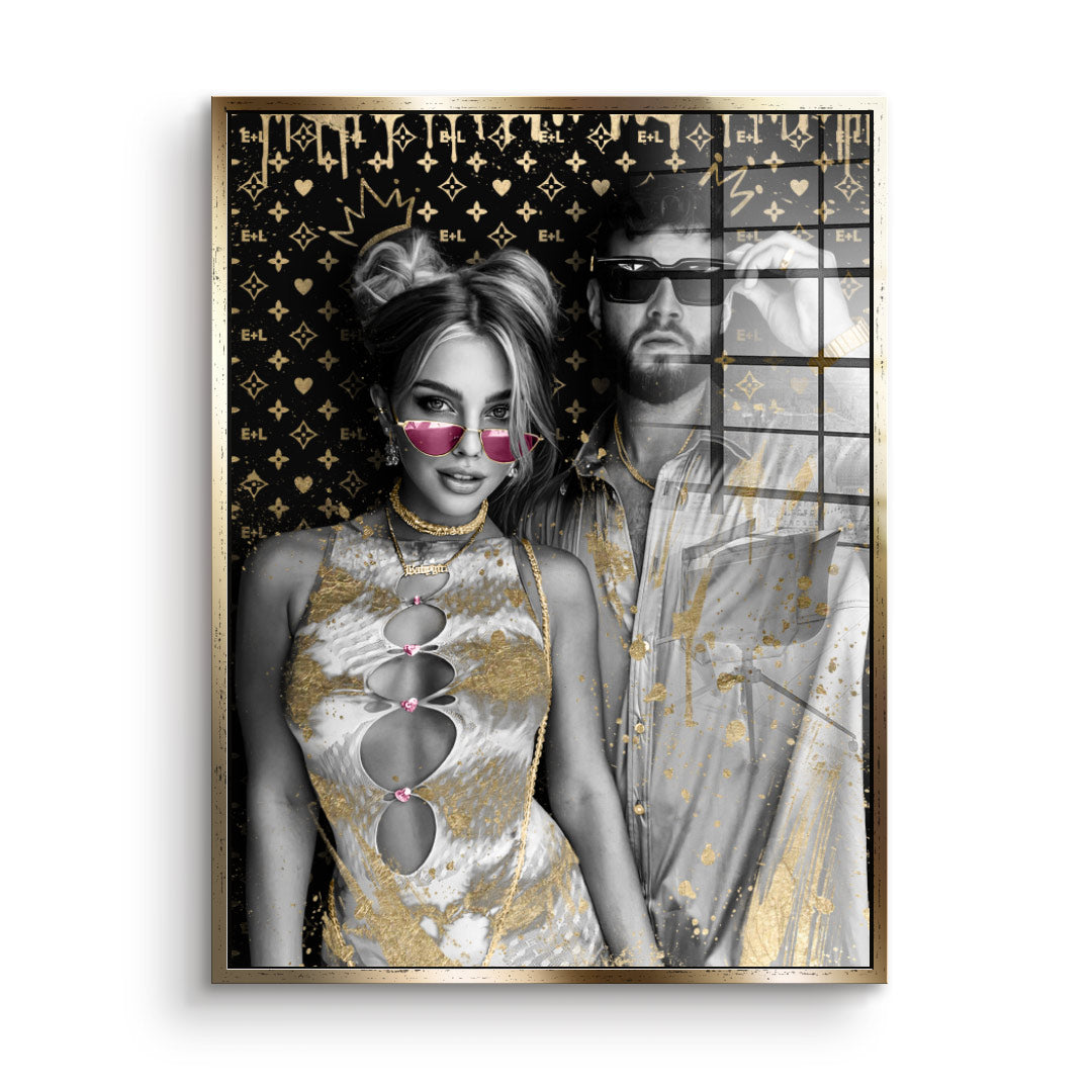 Unikat - Couple Editable Art - Acrylglas