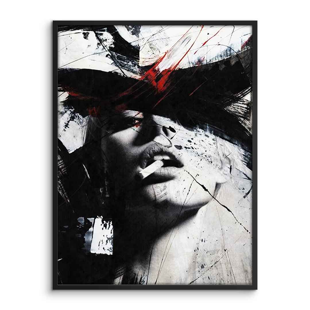 DOTCOMCANVAS® Abstract obsession Poster – gerahmte Vorderansicht