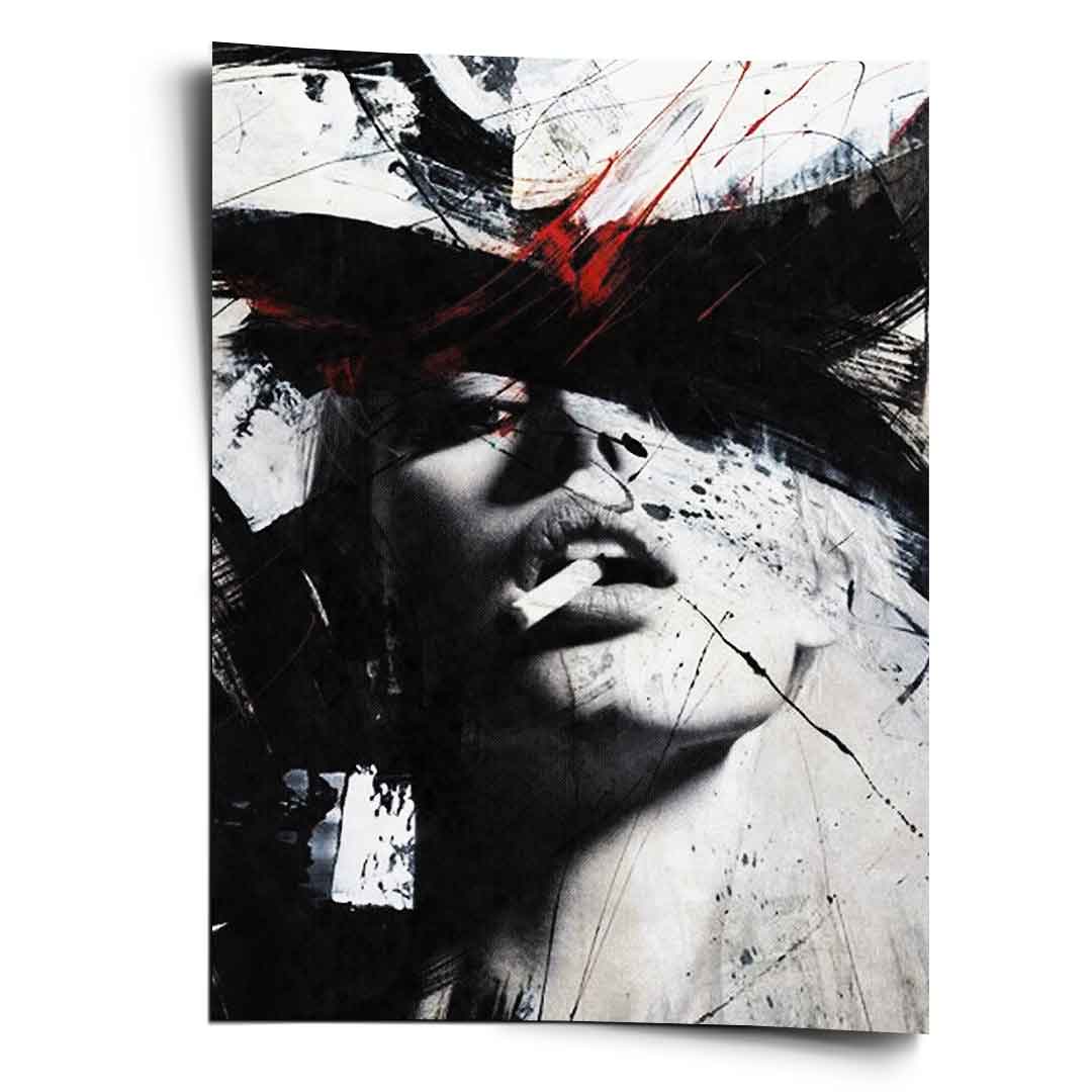 DOTCOMCANVAS® Abstract obsession Poster – Vorderansicht