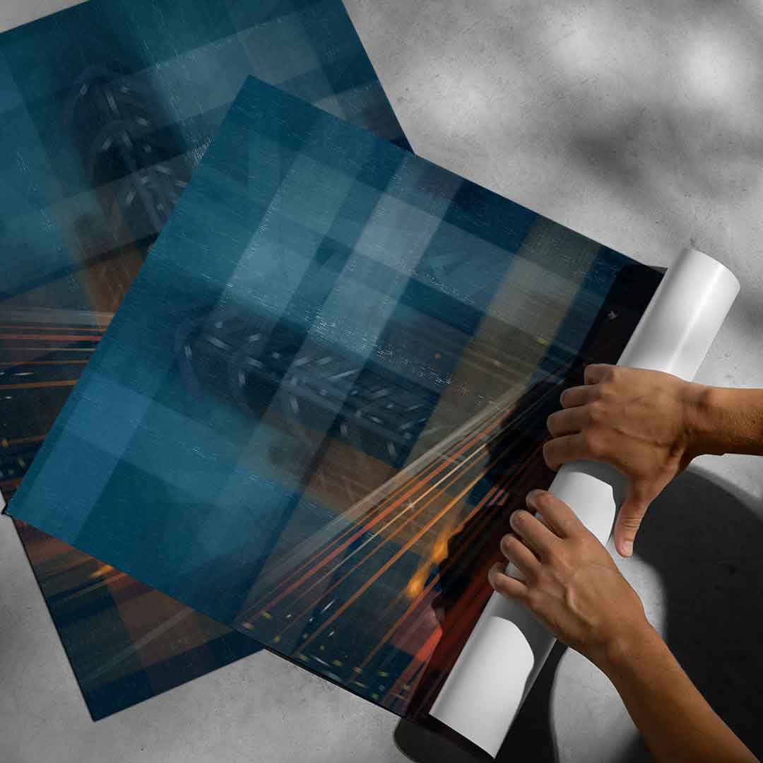 City Night Agility - Poster Roll-up