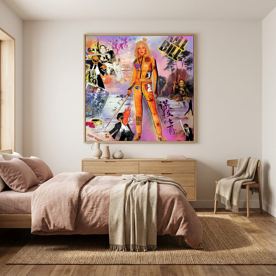 DOTCOMCANVAS Yellow Vengeance Poster Raumansicht
