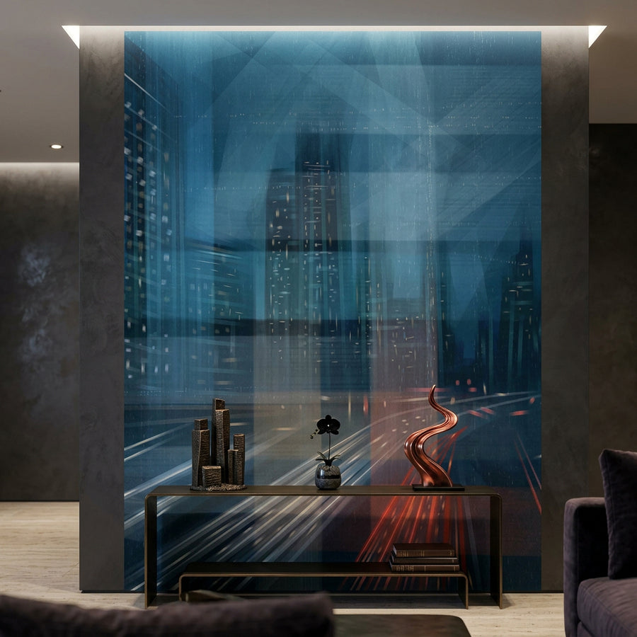 Night City with Speed - Poster Raum
