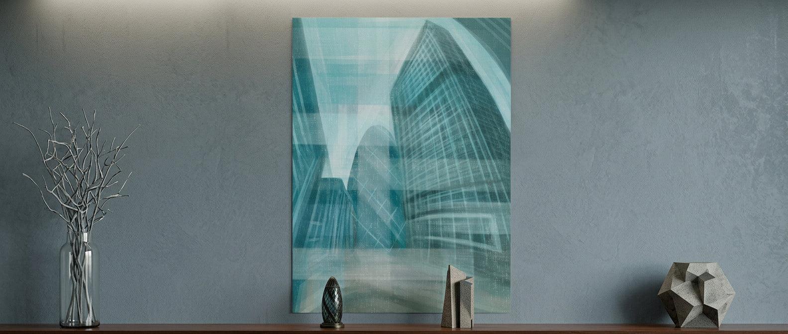Shining City Pearl Glas - Poster Banner