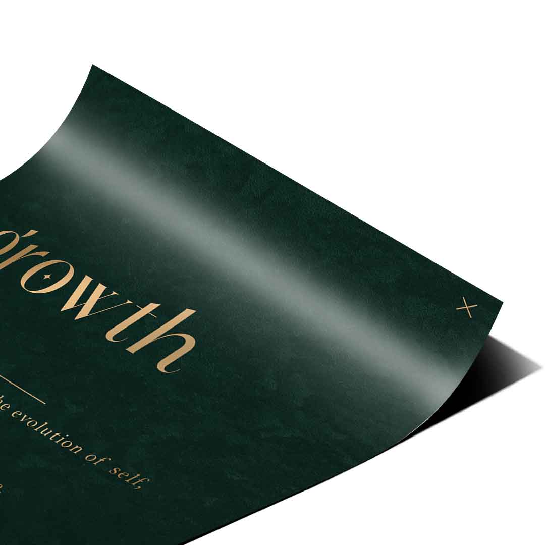 DOTCOMCANVAS Growth Poster Eck-Detailansicht 2