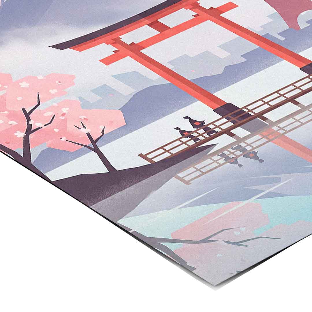 DOTCOMCANVAS Tokyo Poster Eckdetail
