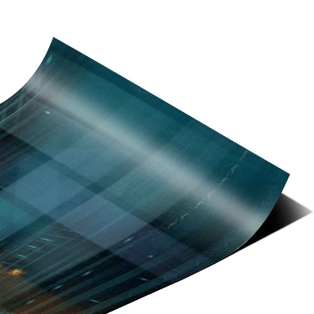 City in the Rhythm of Light Poster Ecken Detail 2