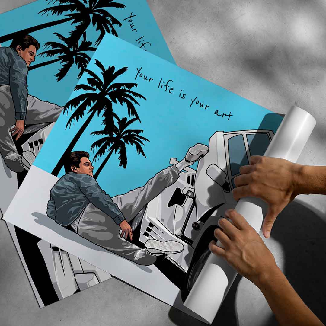 Your life is your art - Poster