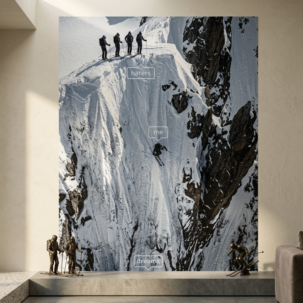 DOTCOMCANVAS Me & Dreams Poster im Wohnraum