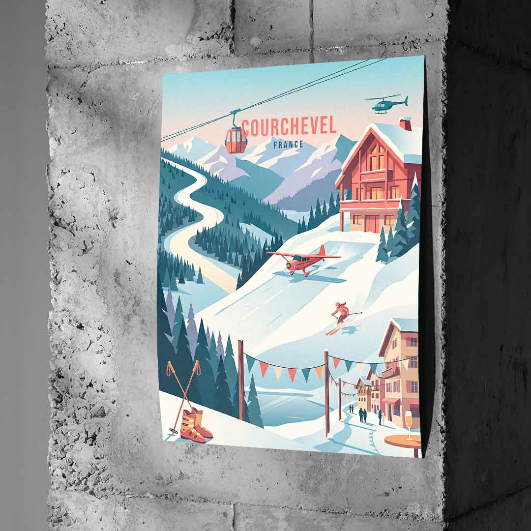 Courchevel Poster