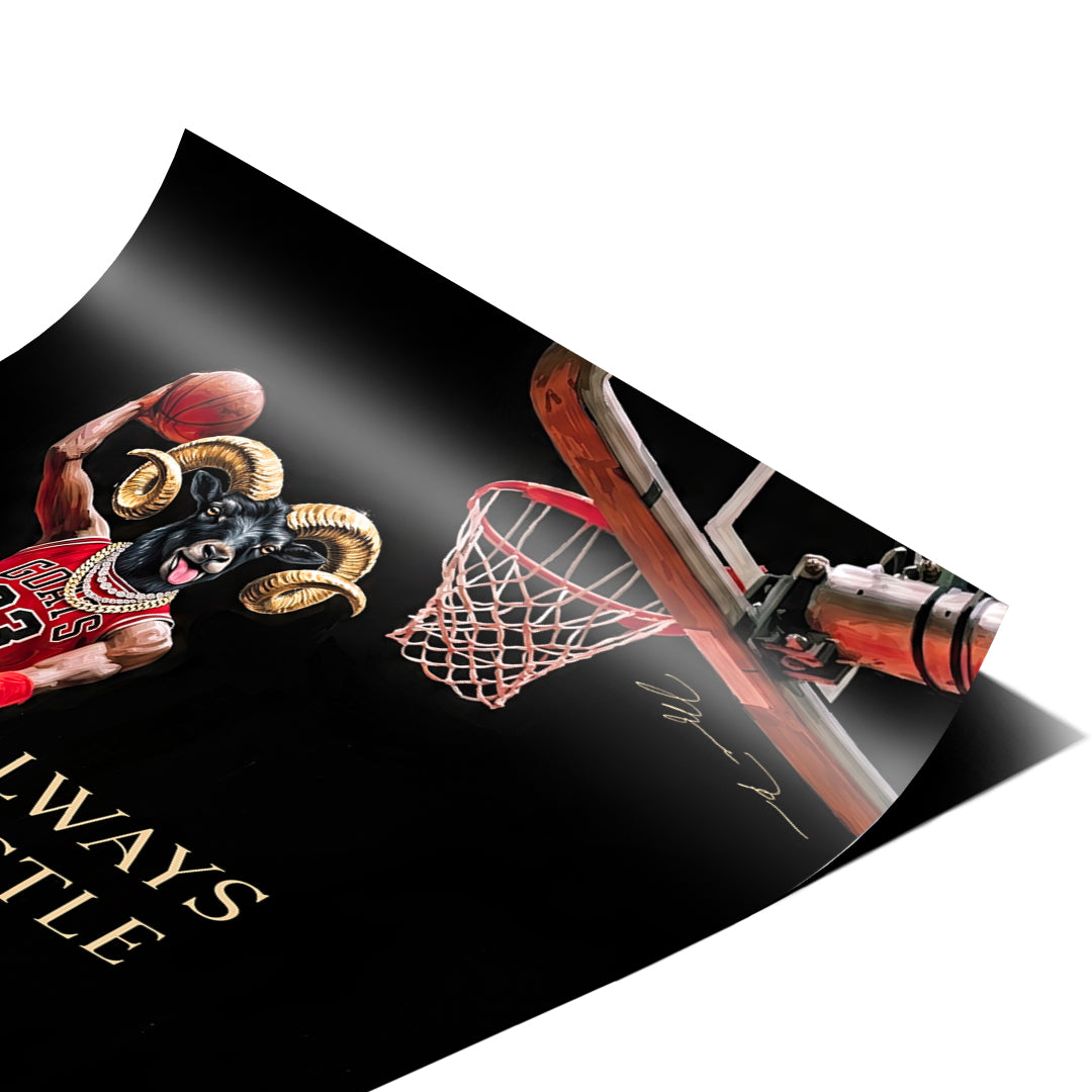 DOTCOMCANVAS GOAT Dunk Poster Detailansicht