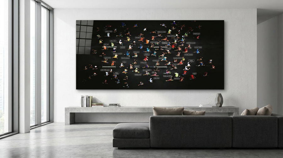 Acrylglasbild Small people thing Lounge Ambiente