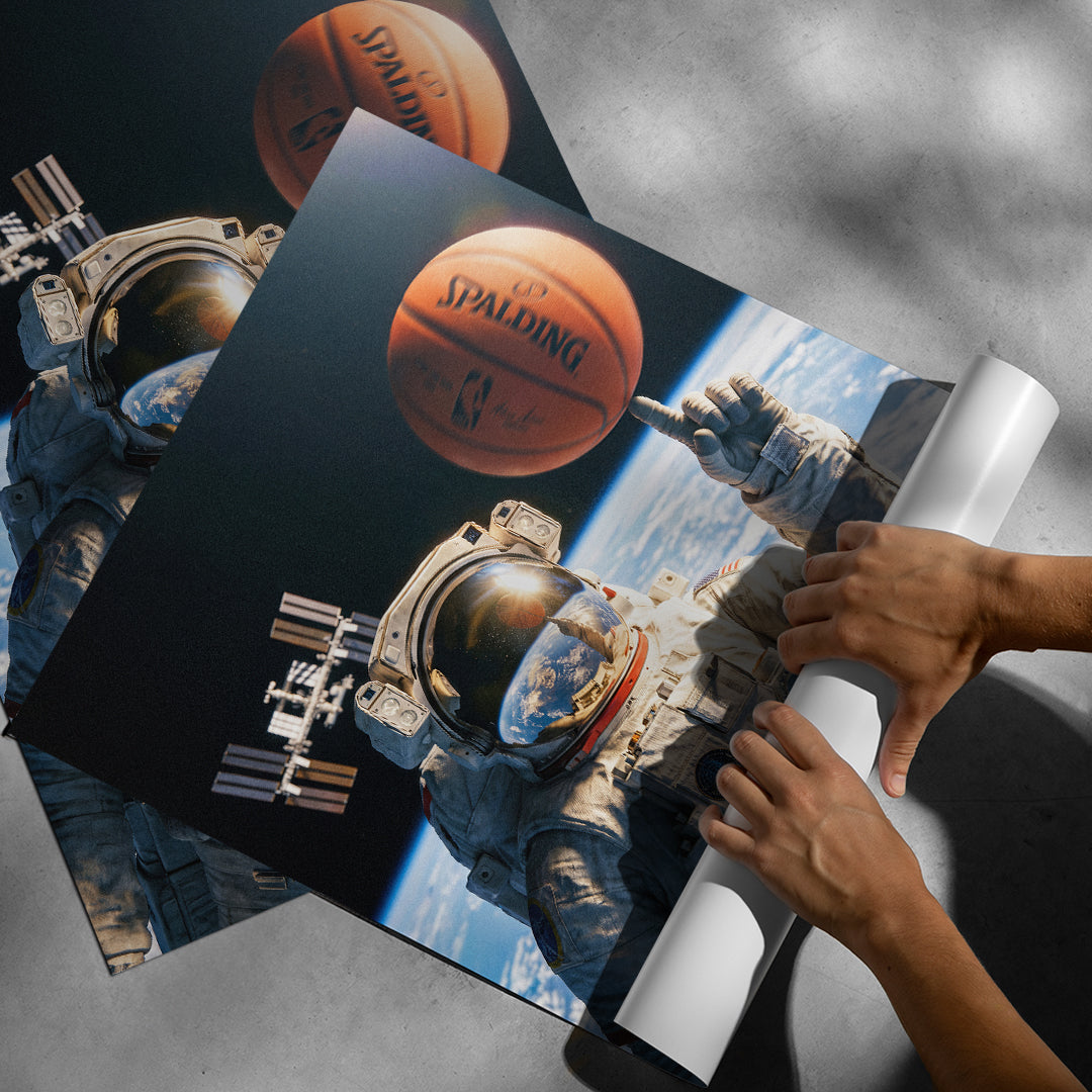 Astronot Poster rollup