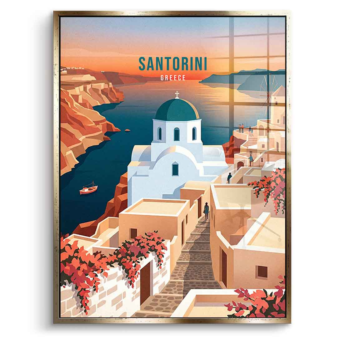 Santorini - Acrylglas