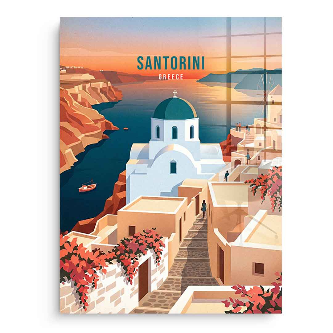 Santorini - Acrylglas