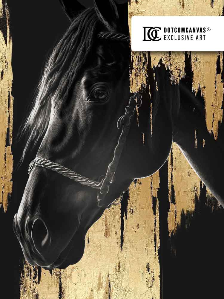 Luxury Horse - Gold Leaf