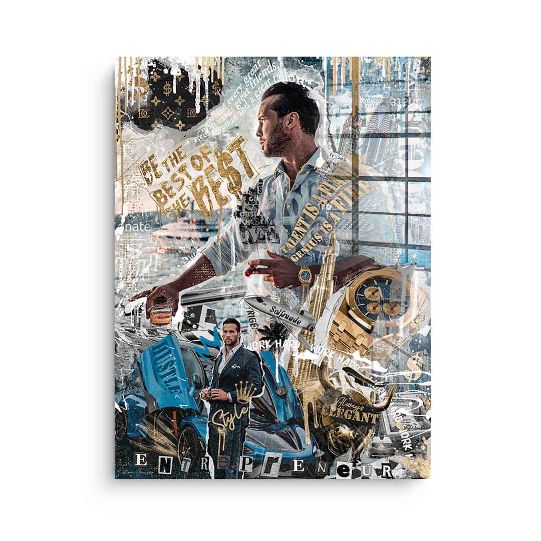 Tristan Tate - Acrylic glass