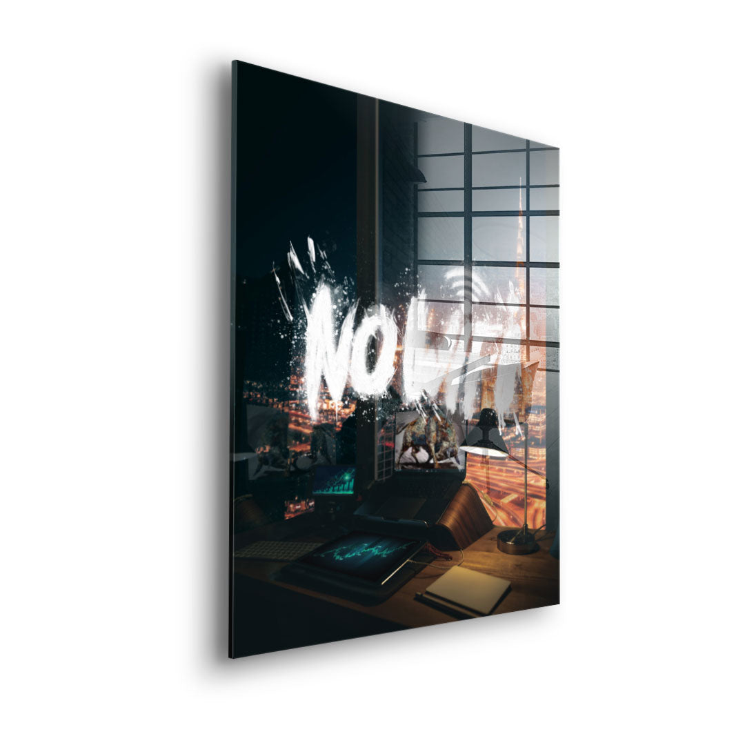 NO WIFI - Acrylglas