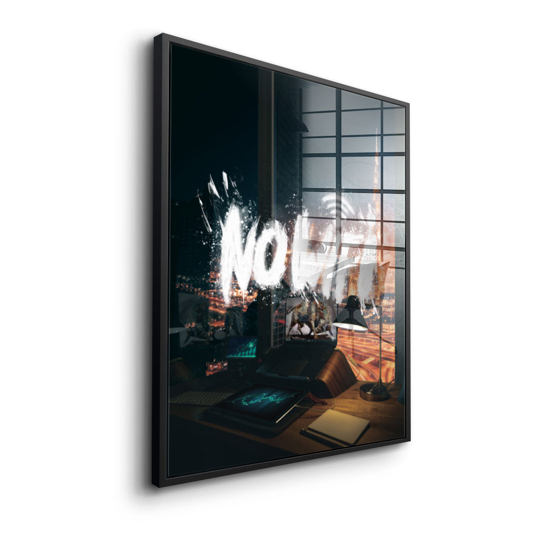 NO WIFI - Acrylglas