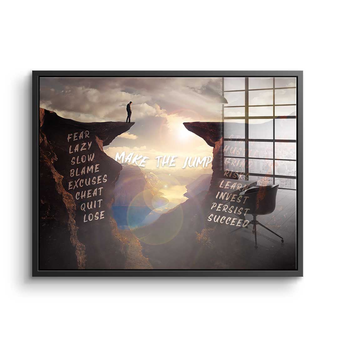 Make The Jump - Acrylglas