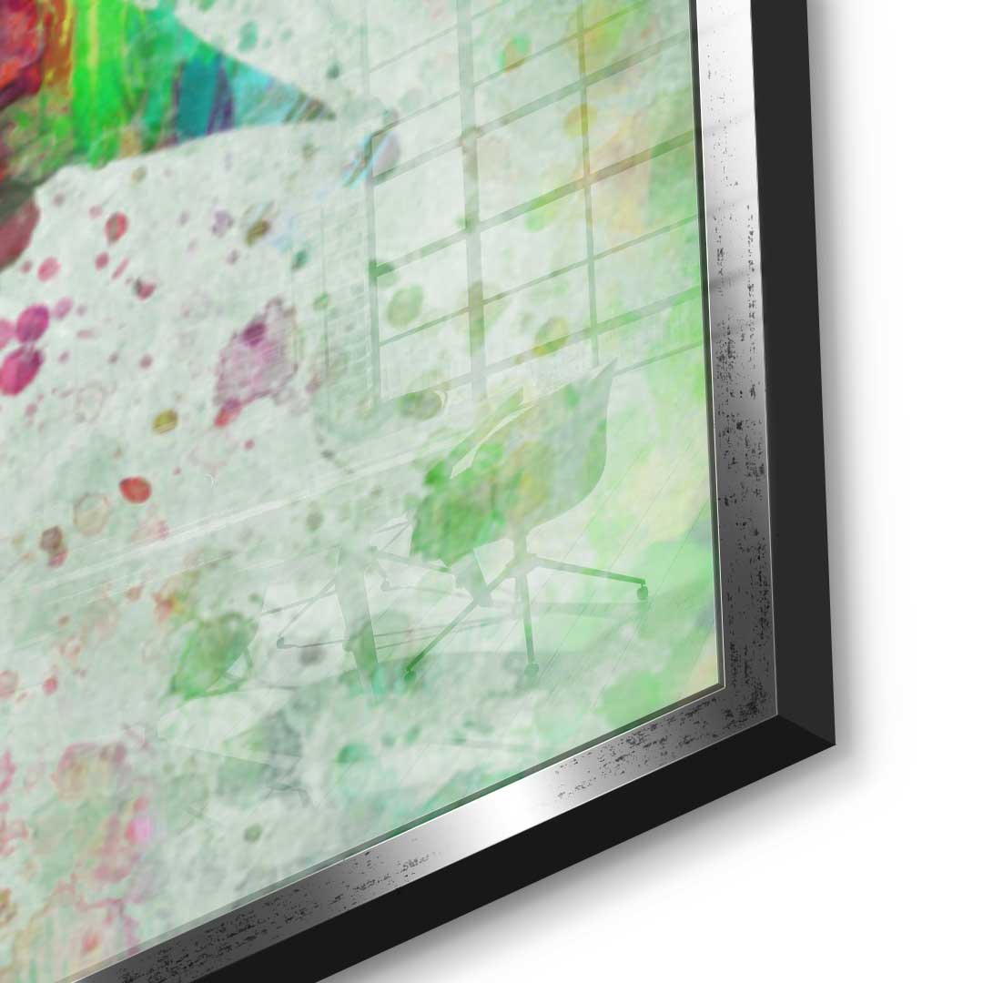 Cannabis Painting - Acrylic glass