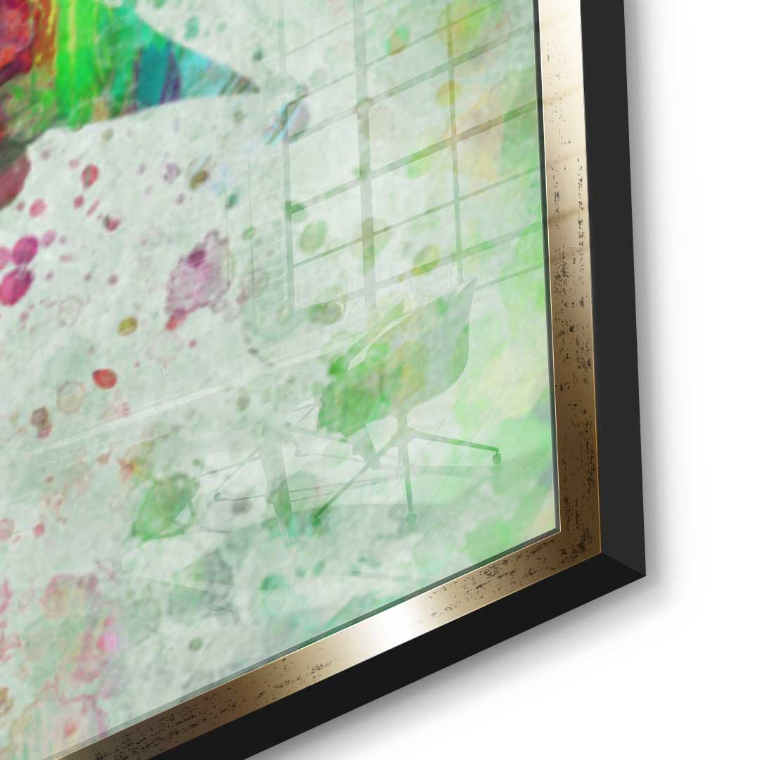 Cannabis Painting - Acrylic glass