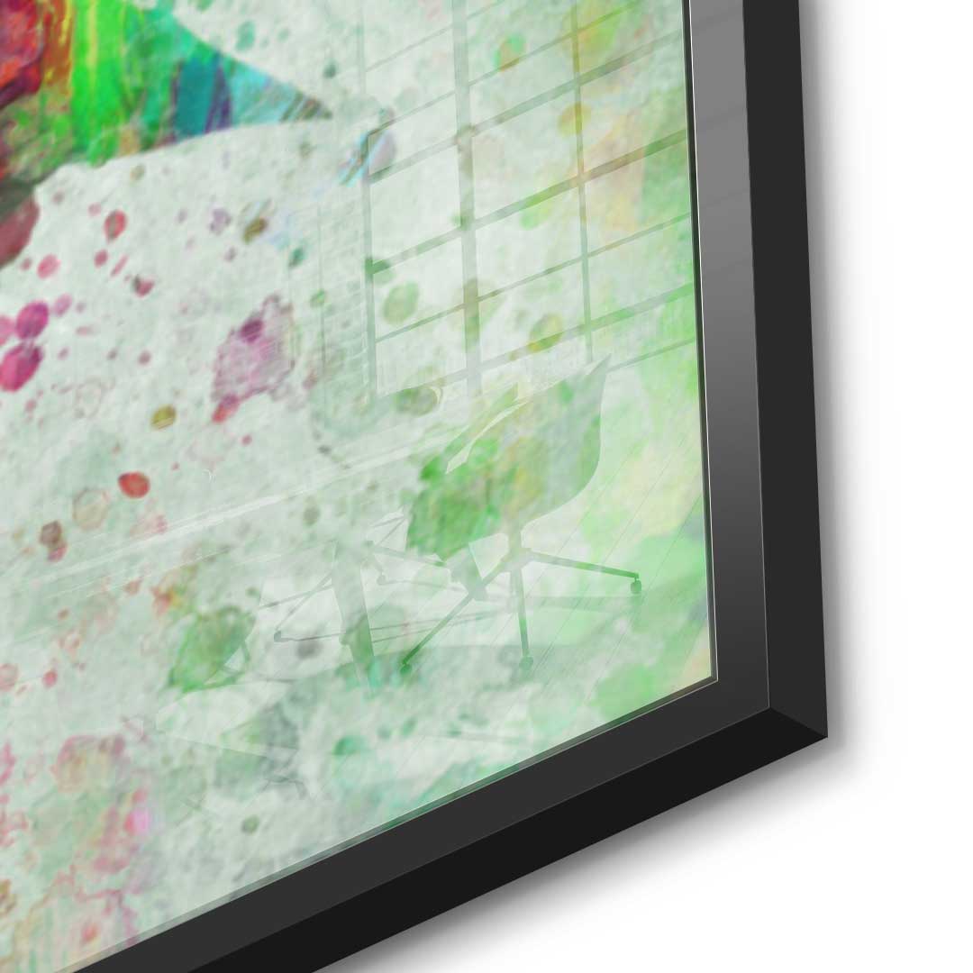 Cannabis Painting - Acrylic glass