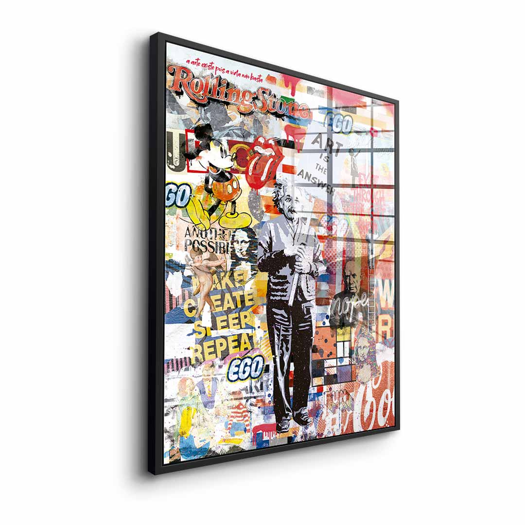 Art is the Answer - Acrylglas