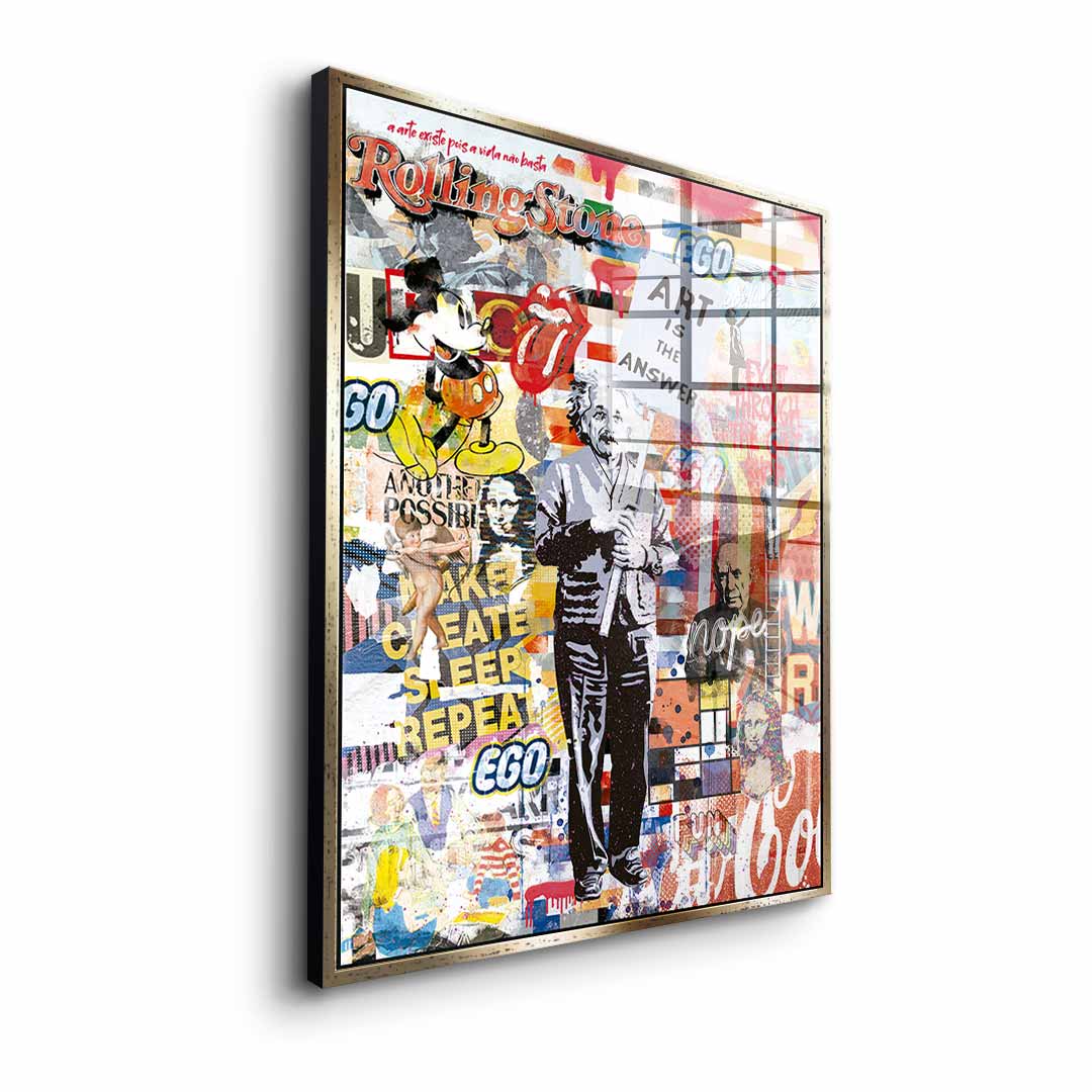 Art is the Answer - Acrylglas