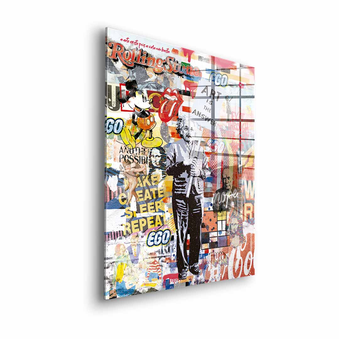 Art is the Answer - Acrylglas