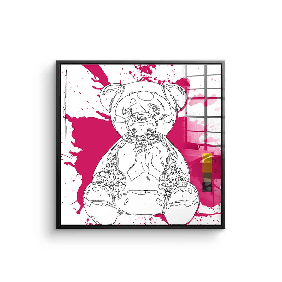 Bear Splash - Acrylic glass
