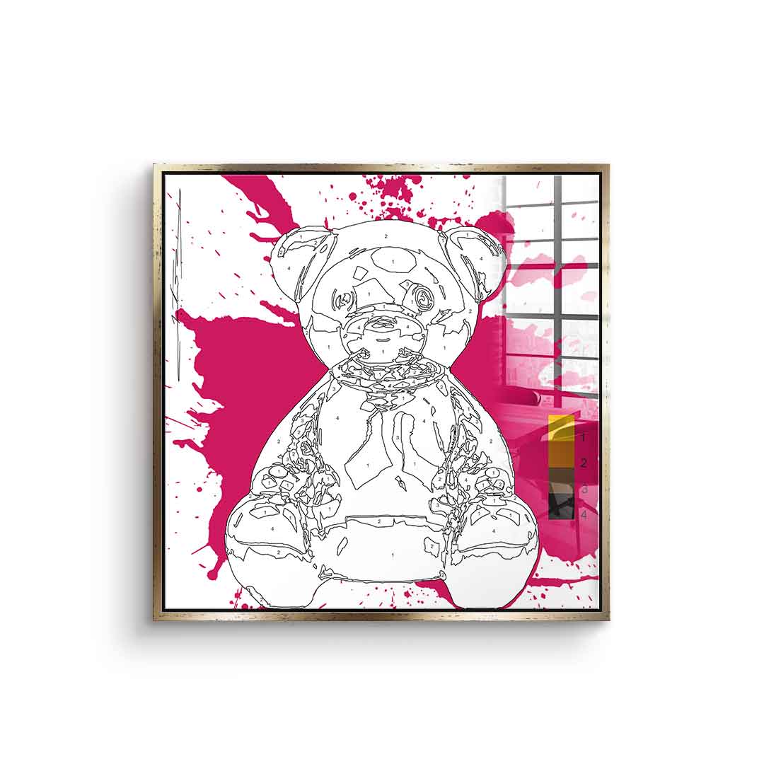 Bear Splash - Acrylic glass