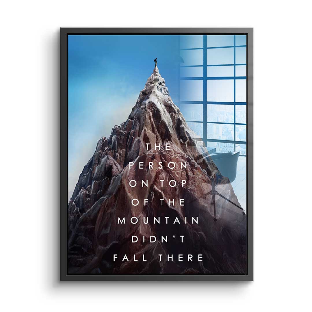 Berg des Erfolgs - Acrylglas
