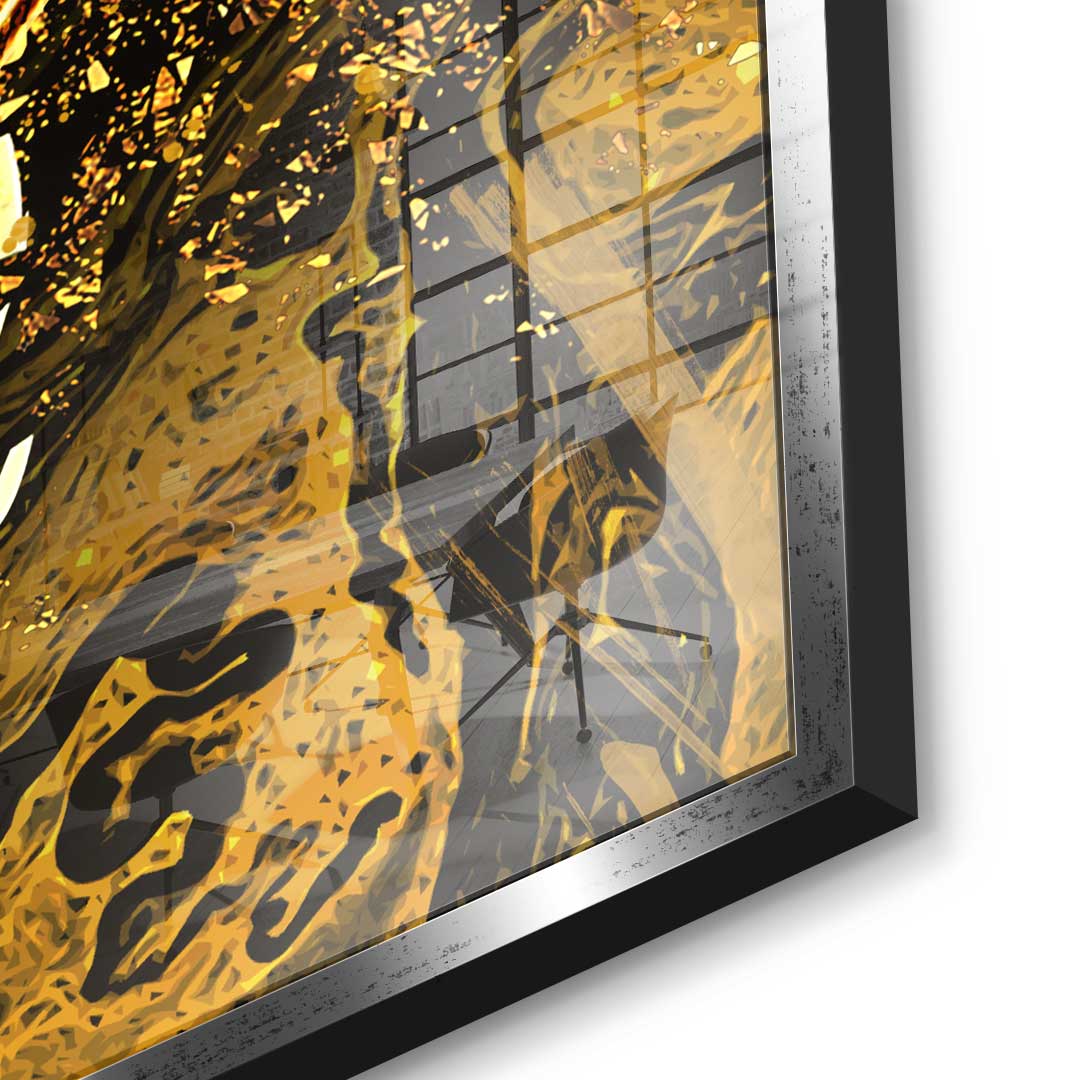 Goldrush Bitcoin - Szkło akrylowe