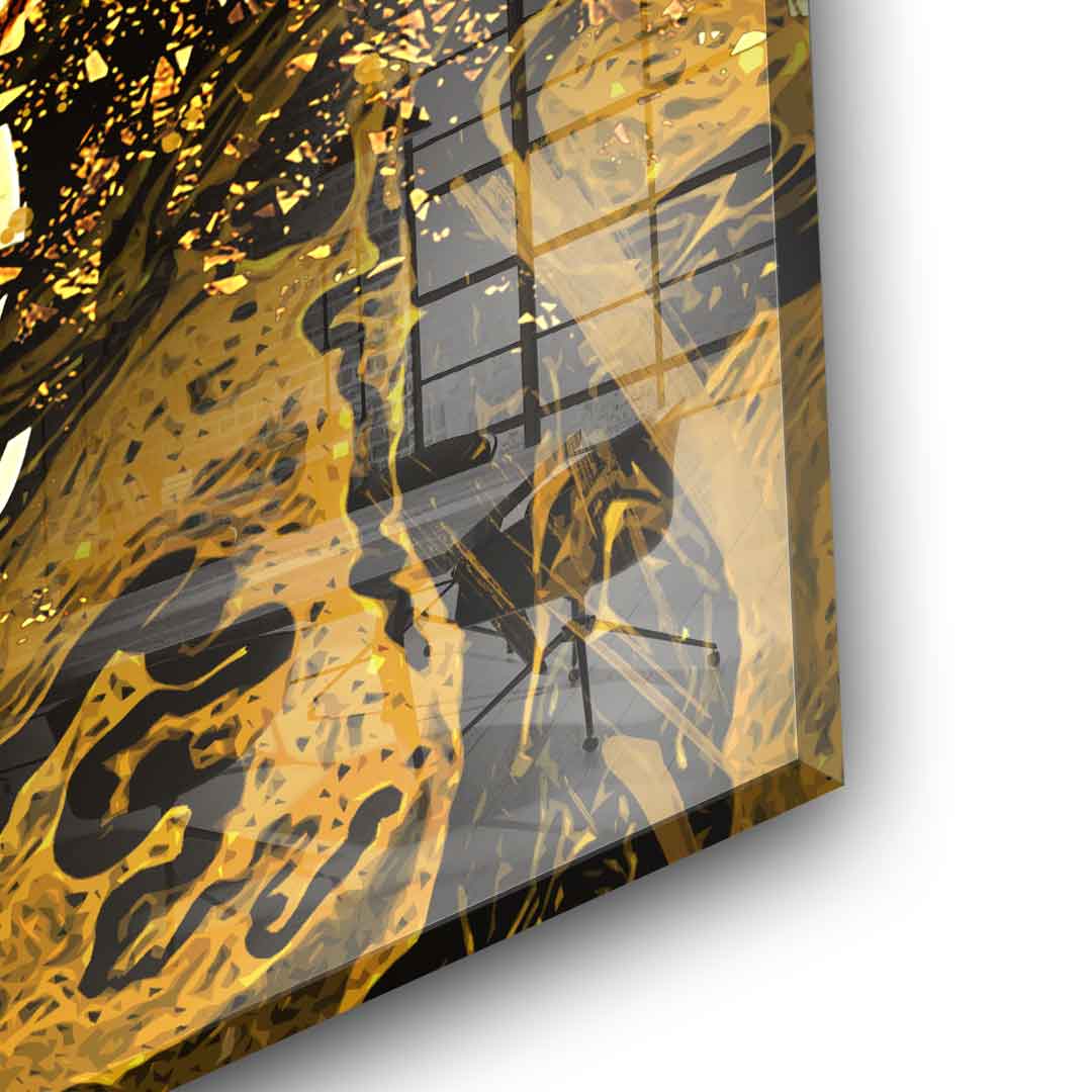 Goldrush Bitcoin - Szkło akrylowe