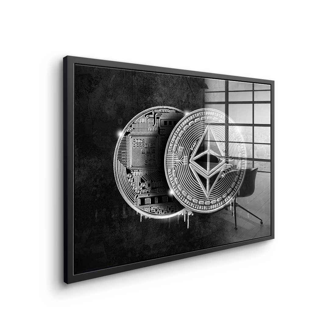 Ethereum Coin - Acrylglas