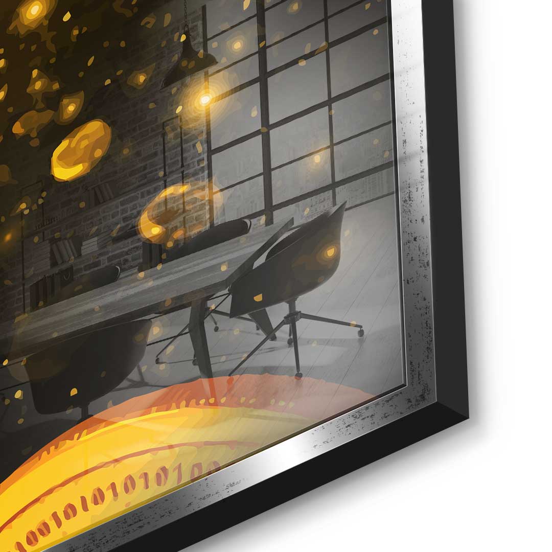 Fly Like A Bitcoin - Acrylic glass
