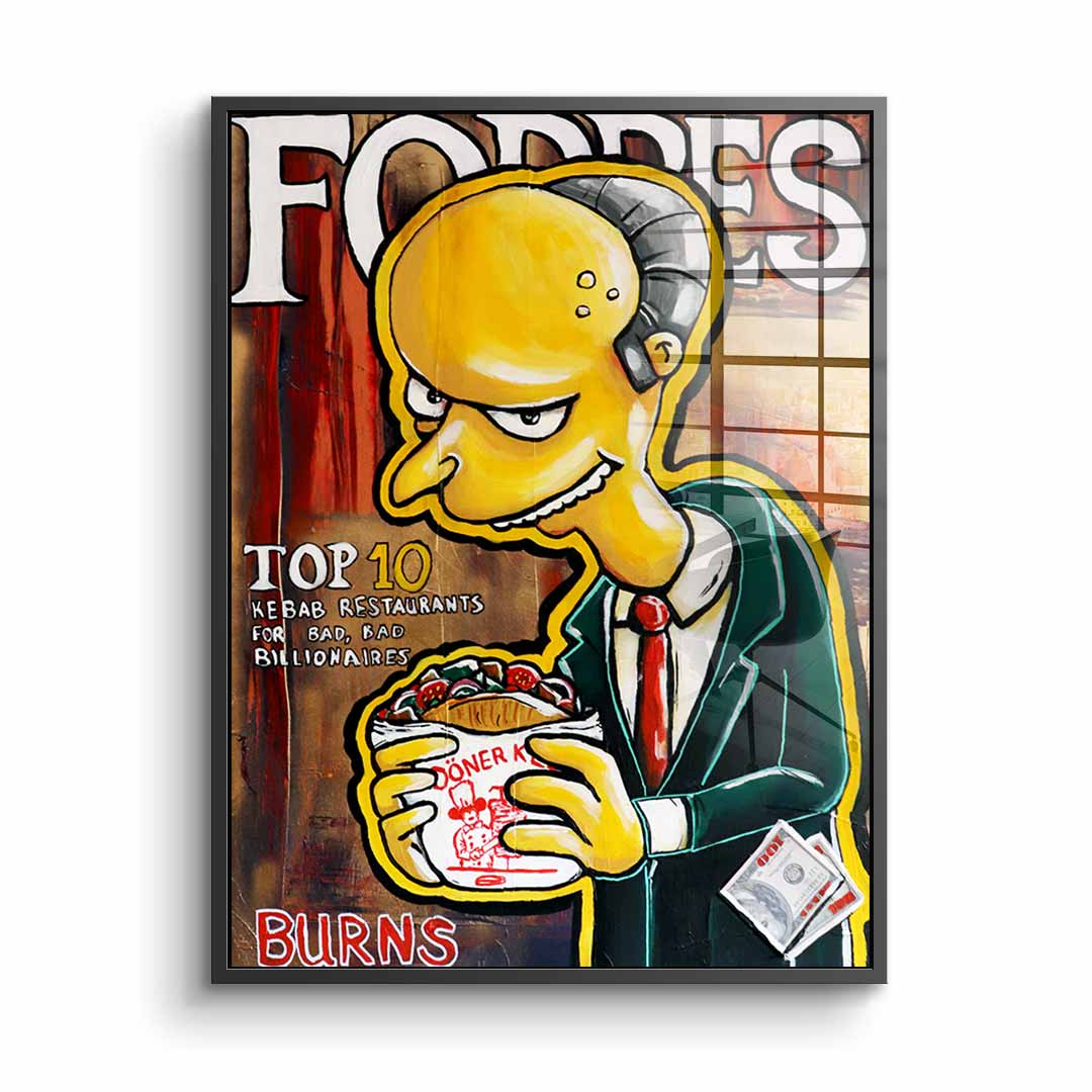 Kebab Burns - Acrylic glass