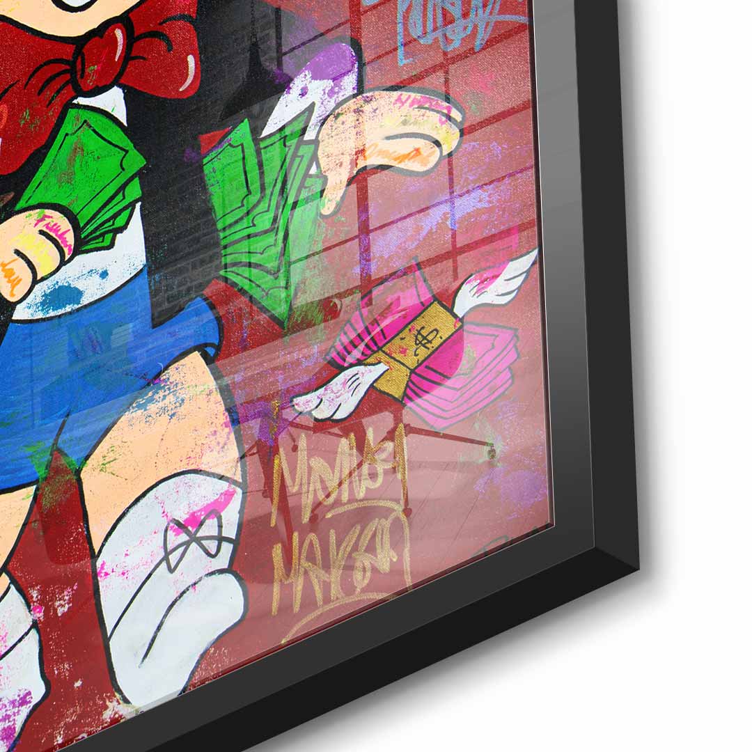 Retire young - Acrylic glass