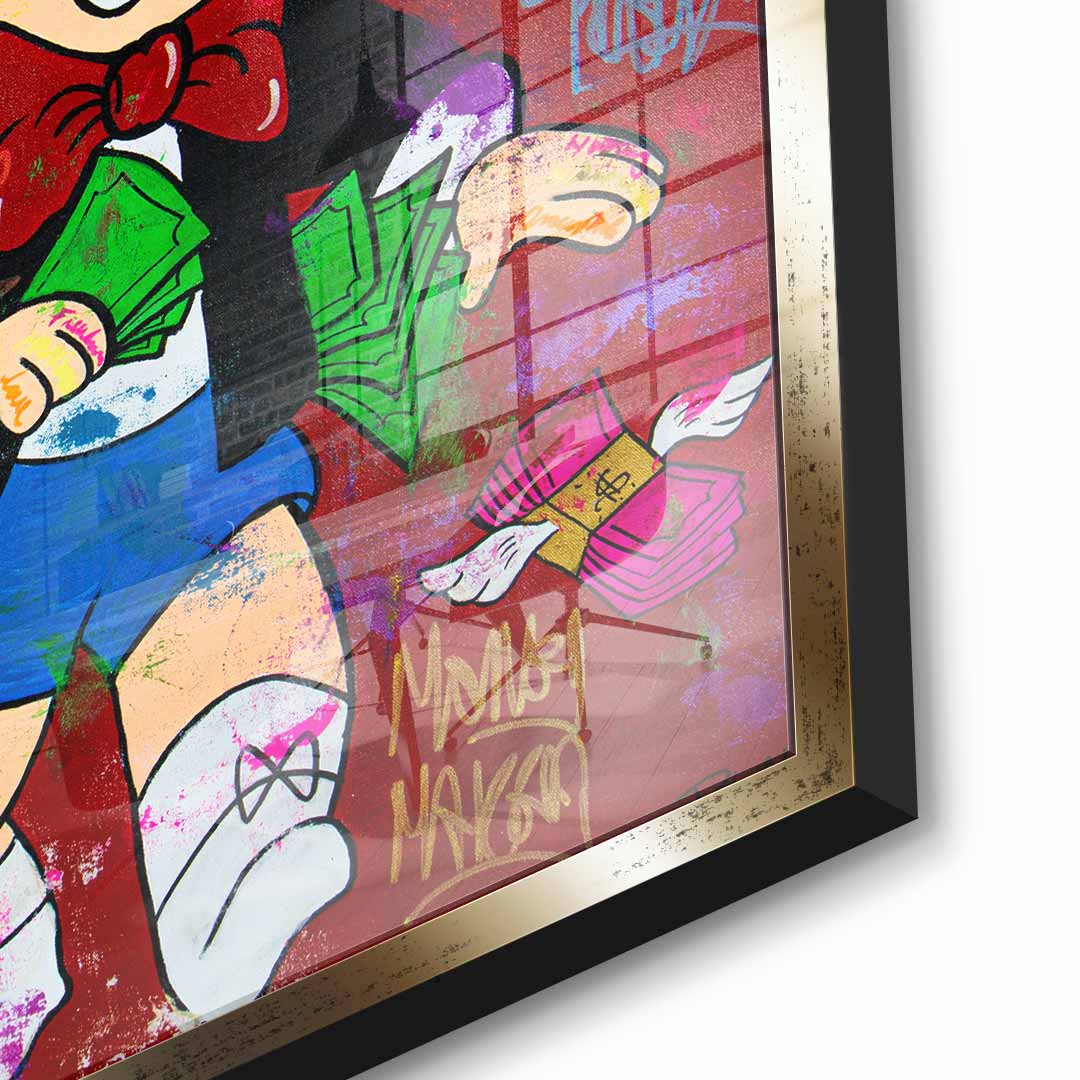 Retire young - Acrylic glass