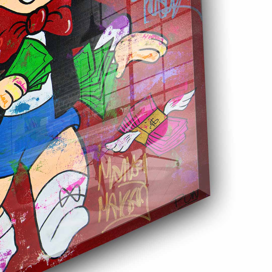 Retire young - Acrylic glass