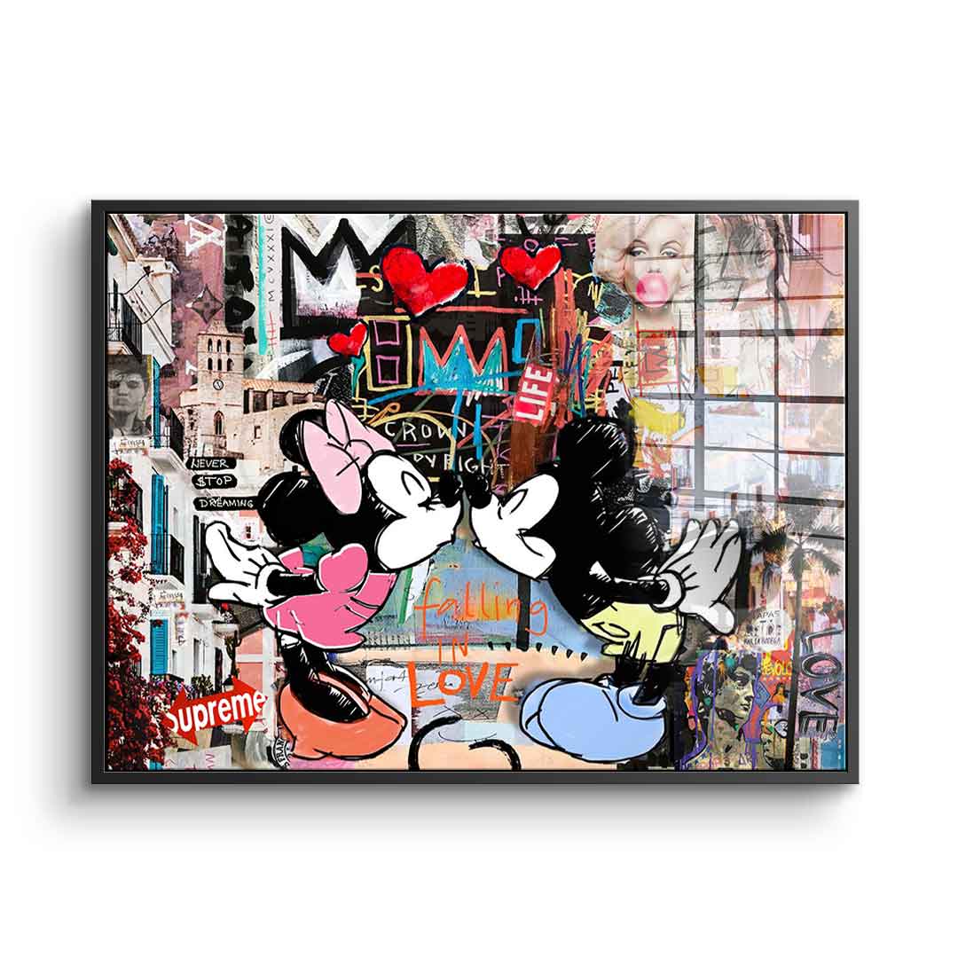 Kiss in Ibiza - Acrylic glass