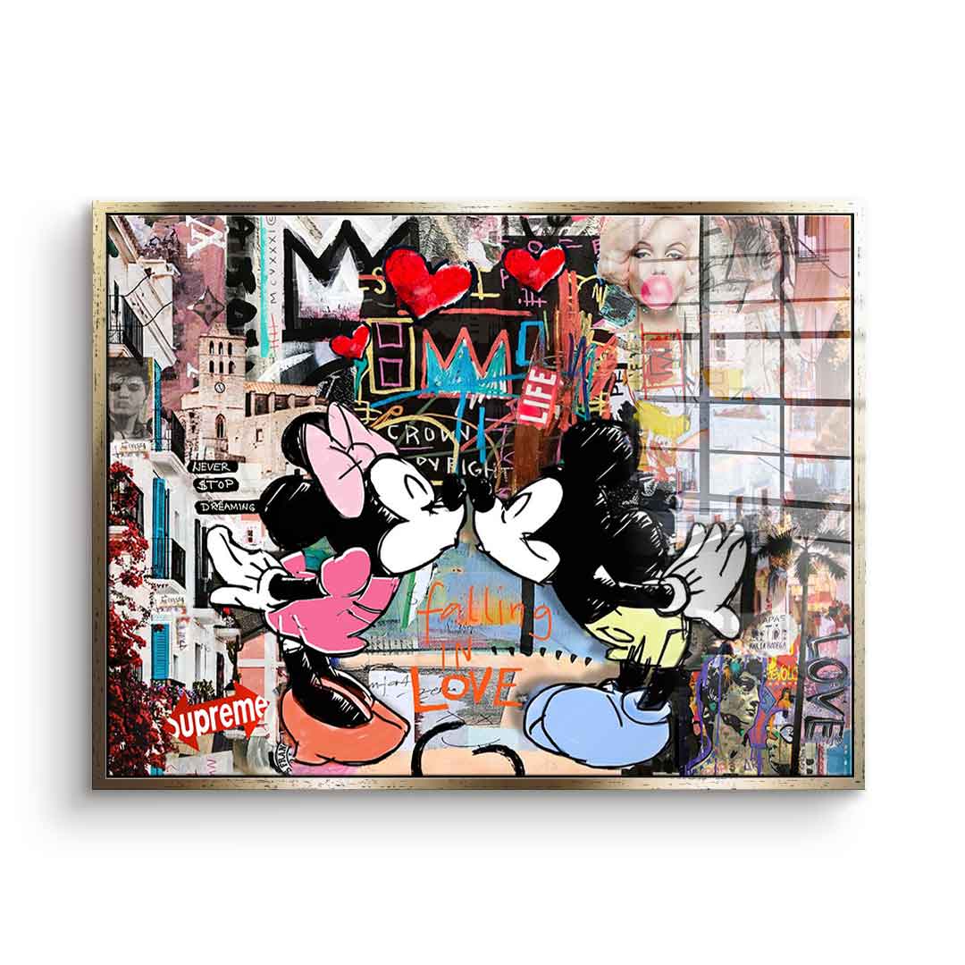 Kiss in Ibiza - Acrylic glass