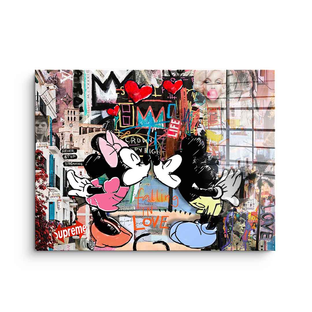 Kiss in Ibiza - Acrylic glass