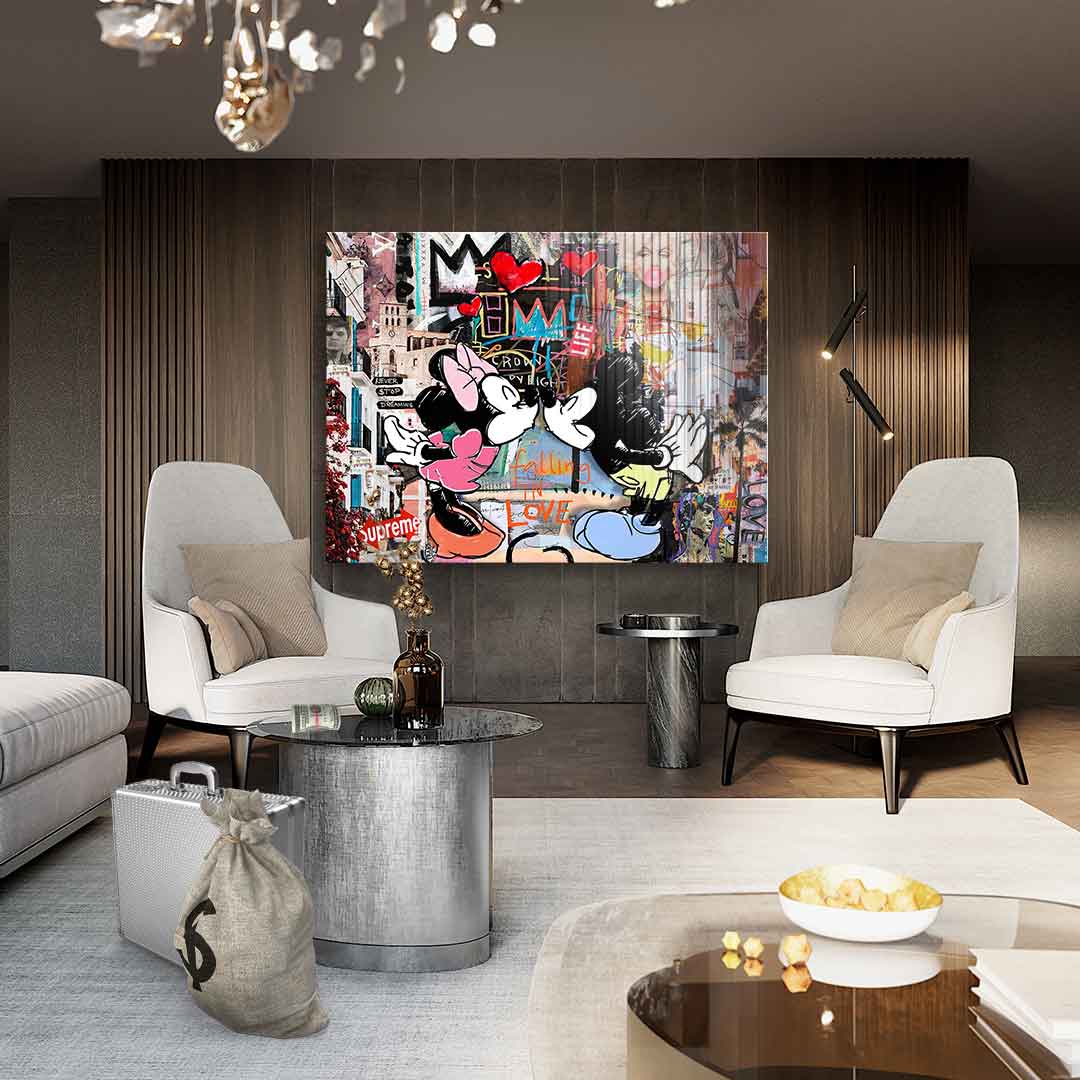 Kiss in Ibiza - Acrylic glass