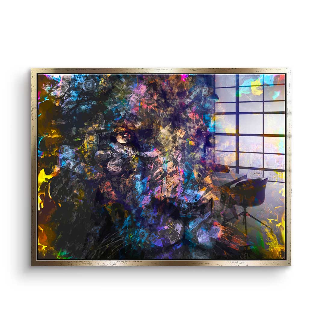 König des Geldes - Acrylglas