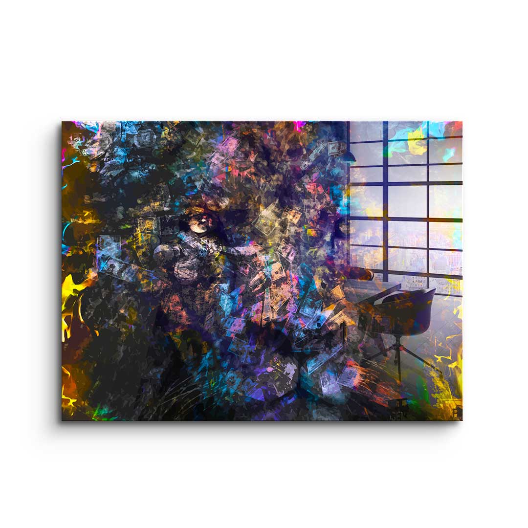 König des Geldes - Acrylglas